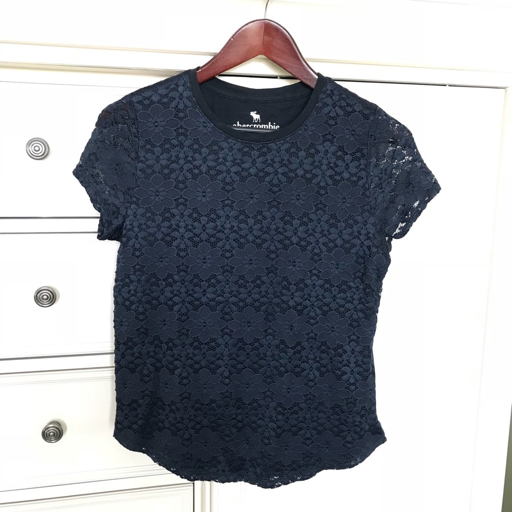 Abercrombie Kids lace t-shirt size 15/16